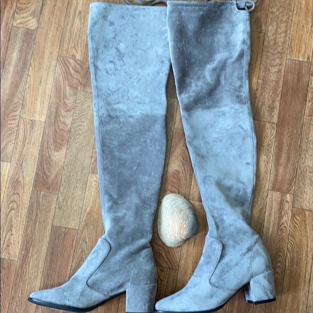 Botforts over the knee faux suede boots